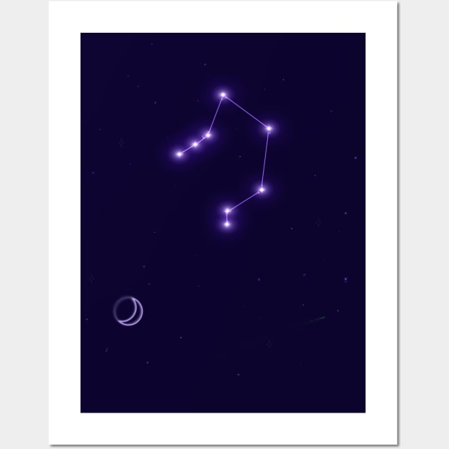 Libra constellation Wall Art by Ji_nani